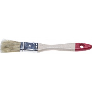 0101-020 | Кисть плоская, светлая натуральная щетина, деревянная ручка, 20мм, STAYER UNIVERSAL-STANDARD-0