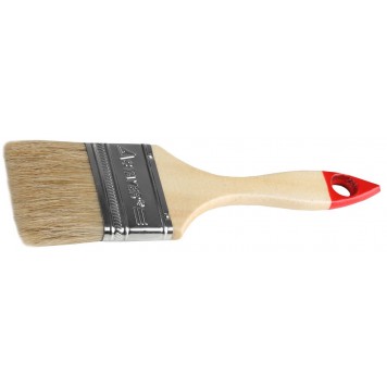 0101-063 | Кисть плоская, светлая натуральная щетина, деревянная ручка, 63мм, STAYER UNIVERSAL-STANDARD-0