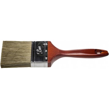 01051-063 | Кисть плоская, деревянная ручка, смешанная щетина, 63мм, STAYER LASUR-LUX-0