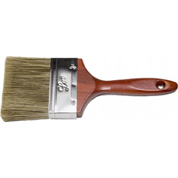 01051-100 | Кисть плоская, деревянная ручка, смешанная щетина, 100мм, STAYER LASUR-LUX-0