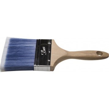 01055-100 | Кисть плоская, искусственная щетина, неокрашенная профессиональная деревянная ручка, 100мм, STAYER AQUA-LUX-0