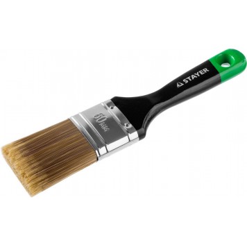 0106-050 | Кисть плоская, искусственная щетина, деревянная ручка, 50мм, STAYER KANEKARON-EURO-0