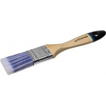 01062-038 | Кисть плоская для воднодисперсионных и акриловых ЛКМ, искусств щетина, деревя ручка, 1,5"/38мм, STAYER AQUA, EURO-0