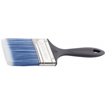 01082-75 | Кисть плоская, искусственная щетина, пластмассовая ручка, 75мм, STAYER AQUA-EURO-0
