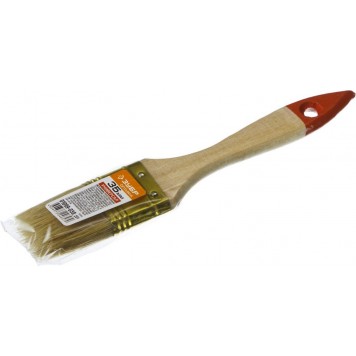 01099-038_z01 | Кисть плоская светлая щетина, деревянная ручка, 35мм, ЗУБР УНИВЕРСАЛ-ОПТИМА-4