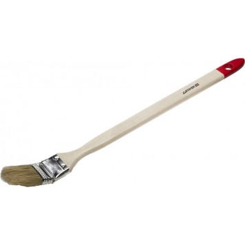 0111-25 | Кисть радиаторная светлая натуральная щетина, деревянная ручка, 25мм, STAYER EURO-0