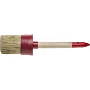 0141-65 | Кисть круглая светлая натурал. щетина, пластм. корпус, деревян. ручка, №20 x65мм, STAYER MASTER-0