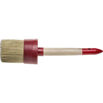 0141-70 | Кисть круглая светлая натурал. щетина, пластм. корпус, деревян. ручка, №22 x70мм, STAYER MASTER-0