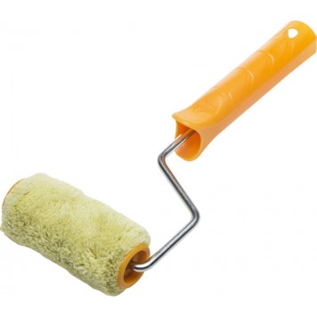 0319-10 | Валик SYNTEX ПОЛИАКРИЛ малярный в сборе, ворс 12мм, бюгель 6мм, 30х100мм, STAYER MASTER-0