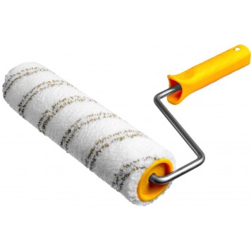 0341-24 | Валик МИКРОВОЛОКНО малярный в сборе, ворс 9 мм, бюгель 8 мм, 48x240мм, STAYER PROFI-0