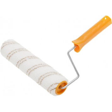 0343-24 | Валик "МИКРОВОЛОКНО" малярный в сборе, ворс 9 мм, бюгель 6 мм, 40x240мм, STAYER MASTER-0