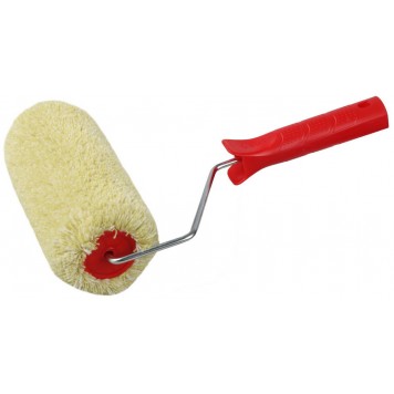 03502-18 | Валик фасадный малярный в сборе, полиакрил, бюгель 8мм, 68х180мм, ЗУБР ЭКСПЕРТ-0