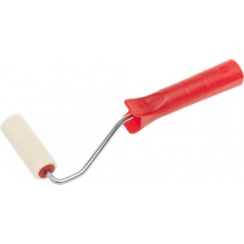 03536-07 | Мини-валик 100% шерсть, ворс 4мм, ручка 6мм, d=15/70мм, ЗУБР ВЕЛЮР-0