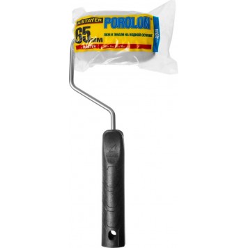 0360-09_z01 | Валик "ПОРОЛОН" малярный в сборе, бюгель 6мм, 44x90мм, STAYER MASTER-1