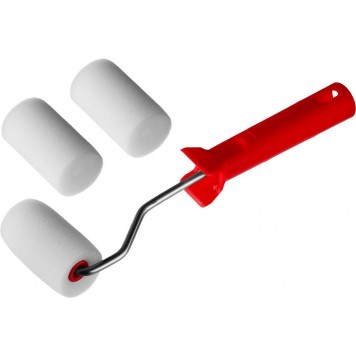 0363-06_z01 | Валик "ПОРОЛОН" в наборе: 3 шубки + ручка, 65 мм, d=40 мм, MIRAX-0