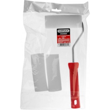 0363-10_z01 | Валик "ПОРОЛОН" в наборе: 3 шубки + ручка, 100 мм, d=40 мм, MIRAX-3