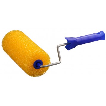 0365-18 | Валик "СТРУКТУРНЫЙ ПОРОЛОН" малярный в сборе, бюгель 6мм, 80x180мм, STAYER PROFI-0