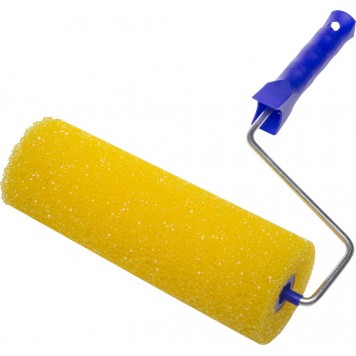 0365-24 | Валик "СТРУКТУРНЫЙ ПОРОЛОН" малярный в сборе, бюгель 6мм, 80x240мм, STAYER PROFI-0