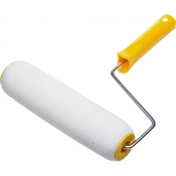 0367-24 | Валик "СТРУКТУРНЫЙ ПОРОЛОН В ГОРОШЕК" малярный в сборе, бюгель 6мм, 80x240мм, STAYER PROFI-0