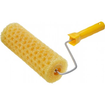 0369-18 | Валик "ГОРОШЕК СТРУКТУРНЫЙ" поролон, ручка 6мм, STAYER STANDARD-0