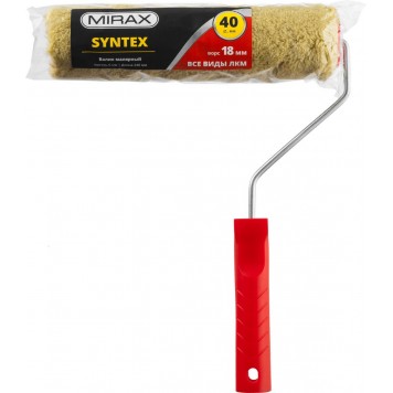 03715-24 | Валик малярный 240 мм, d=40 мм, ворс 18 мм, ручка d=6 мм, MIRAX SYNTEX-3