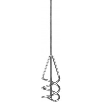 06033-08-40_z02 | Миксер для песчано-гравийных смесей, шестигранный хвостовик, оцинкованный, на подвеске, 80х400мм, ЗУБР ПРОФЕССИОНАЛ-0