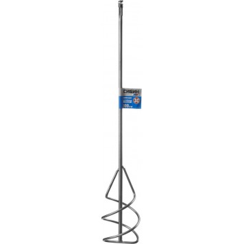 06049-10-60 | Миксер для песчано-гравийных смесей, SDS+ хвостовик, 100х600мм, СИБИН-1