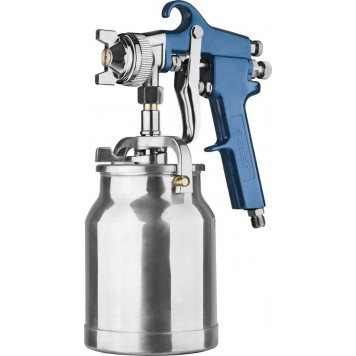 06451 | Пистолет краскораспылительный, с нижним бачком 1000мл, расход воздуха 310л/мин, 1,8мм, ЗУБР ЭКСПЕРТ-0