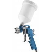 Пистолет краскораспылительный, с верхним бачком 600мл, расход воздуха 120л/мин, 1,3мм, ЗУБР 06455