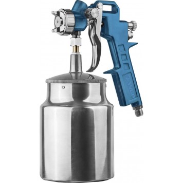06456 | Пистолет краскораспылительный, с нижним бачком 750мл, расход воздуха 120л/мин, 1,3мм, ЗУБР ЭКСПЕРТ-0