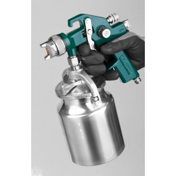 06520-1.4 | Краскопульт пневматический HVLP, с нижним бачком, 1,4мм, KRAFTOOL AIRKRAFT-6