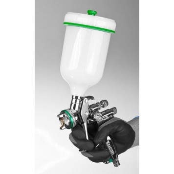 06555-1.3 | Краскопульт пневматический Jeta 4000, HVLP, c верхним бачком, 1,3мм, KRAFTOOL PRO-6