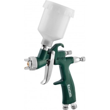 06565-1.0 | Краскопульт пневматический HVLP, c верхним бачком, 1,0мм, KRAFTOOL AIRKRAFT MINI-0