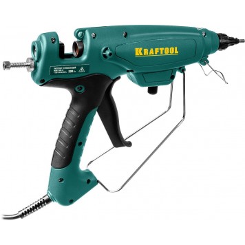 06843-300-12 | Пистолет клеевой (термоклеящий), электр, двухкомп корпус, регулятор темп, выход клея 1,5 кг/час, d=12мм, 300Вт, KRAFTOOL PRO-2