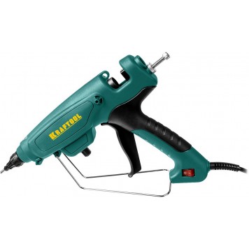 06843-300-12 | Пистолет клеевой (термоклеящий), электр, двухкомп корпус, регулятор темп, выход клея 1,5 кг/час, d=12мм, 300Вт, KRAFTOOL PRO-3