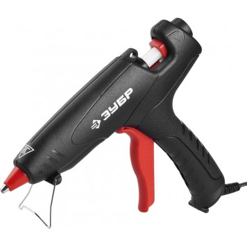 06850-60-12_z02 | Пистолет клеевой (термоклеящий), электрический, эргономичная рукоятка, рабочая температура 193град, d=12мм, 80Вт, ЗУБР МАСТЕР-0