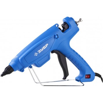 06851-120-12_z02 | Пистолет клеевой (термоклеящий), эл, эргоном рукоятка, выключатель на рукоятке, рабоч темп 193град, d=12мм, 180Вт, ЗУБР-0