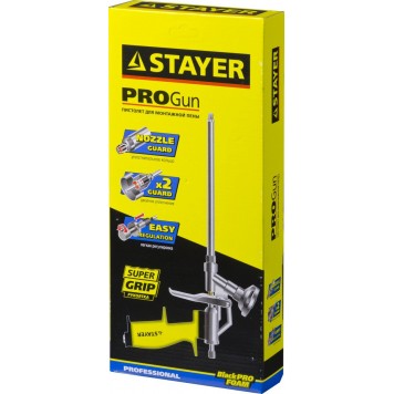 06861_z01 | Пистолет "PROGun" для монтажной пены, металлический корпус, STAYER PROFESSIONAL-1