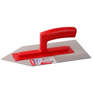 08145 | 140х280 мм, гладилка пластиковая с уголком, толщина 3мм, ЗУБР МАСТЕР-0