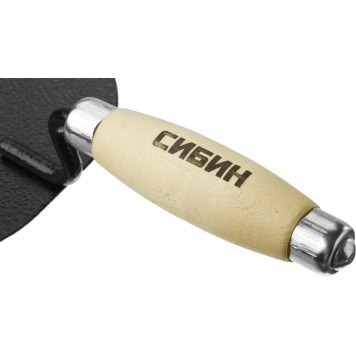 0820-3_z01 | Кельма штукатура с деревянной усиленной ручкой, КШ, СИБИН-2