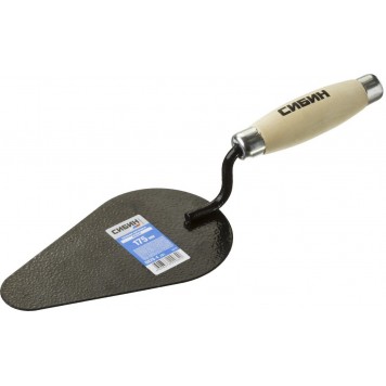 0820-4_z01 | Кельма печника с деревянной усиленной ручкой, КП, СИБИН-1