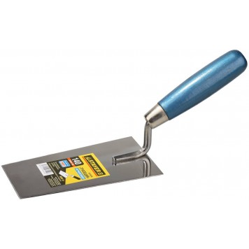 0830-14 | Кельма, "трапеция", нержавеющее полотно, деревянная рукоятка, 140мм, STAYER PROFI-0