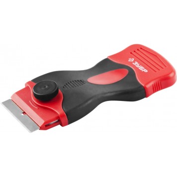 08553 | Скребок безопасный, двухкомпонентный корпус, тип лезвия H01, ЗУБР МАСТЕР-0