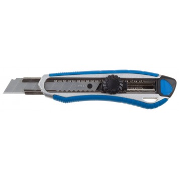 09178 | Нождвухкомпонентный корпус, с механическим фиксатором, с сегментированным лезвием 18 мм, сталь У8А., ЗУБР ЭКСПЕРТ-0