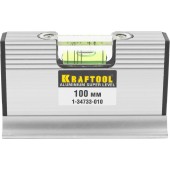 4-в-1 100 мм, компактный уровень, KRAFTOOL 1-34733-010