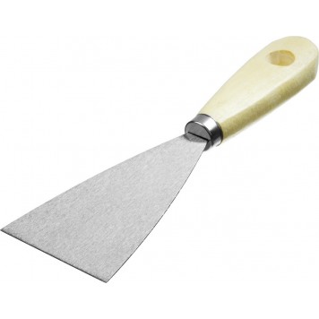1000-060_z01 | Шпатель стальной 60 мм, деревянная ручка, MIRAX-0