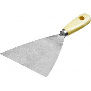 1000-120_z01 | Шпатель стальной 120 мм, деревянная ручка, MIRAX-0