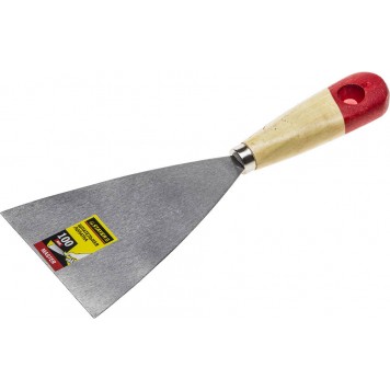 1001-100 | Шпательная лопатка c деревянной ручкой, 100 мм, STAYER MASTER-0