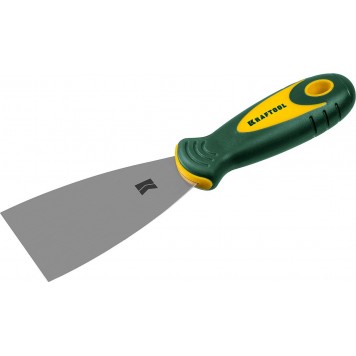 10035-065 | Шпательная лопатка с 2-компонент ручк, профилиров нержав полотно, 65мм, KRAFTOOL-0