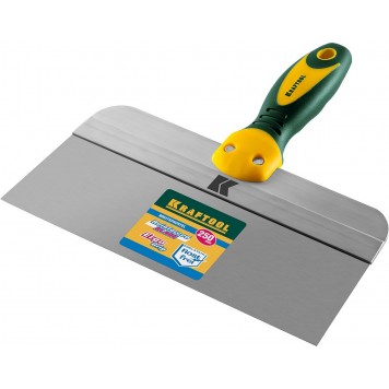 10036-250 | Шпатель фасадный с двухкомпонентной ручкой, нержавеющее полотно, 250мм, KRAFTOOL-1
